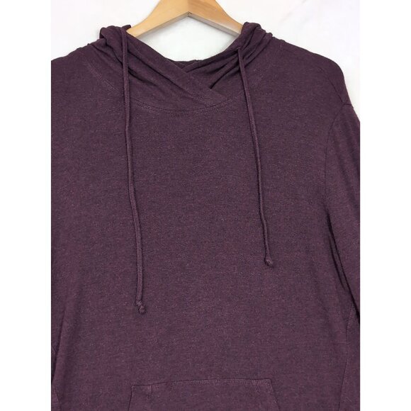Cabi Hype Hoodie Womens S Burgundy Oversized Stretch Soft Casual Comfy Relax - Picture 6 of 11